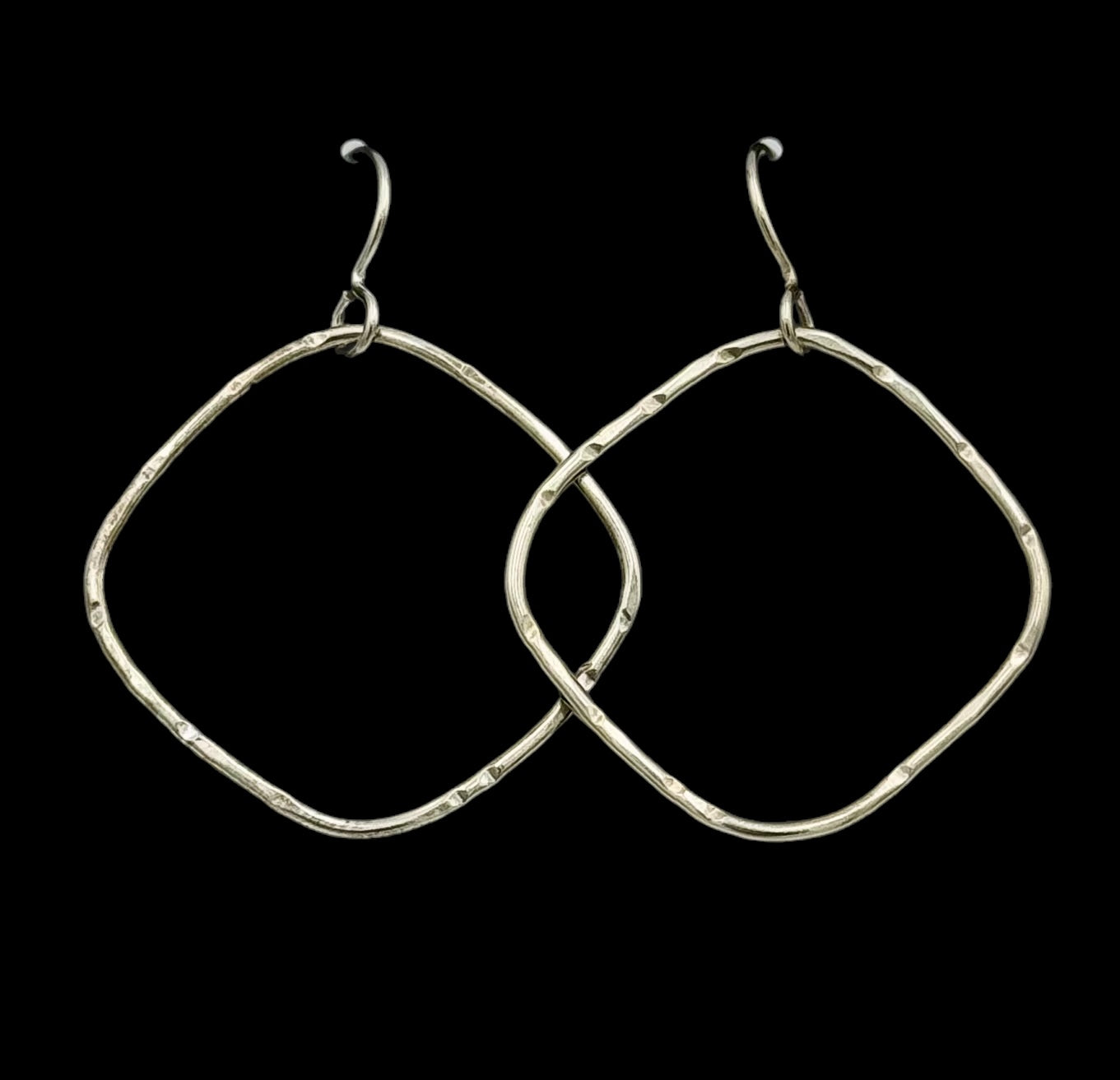 Textured Squares Earrings